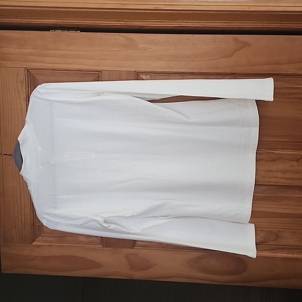 Women's Light Weight Mock Turtle Neck Sweater, White, Sz. Lg. NWT's - Picture 3 of 5